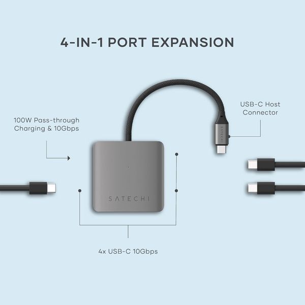 Концентратор Satechi USB-C 4-в-1  G4303 фото
