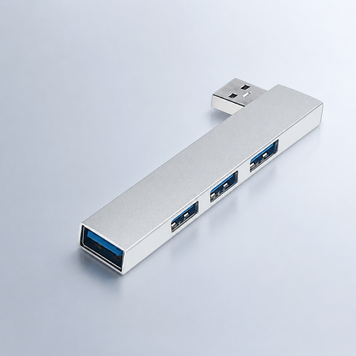 Правосторонний USB-хаб 4-в-1 для ноутбука, USB 3.0+3&times;USB 2.0 G5689 фото