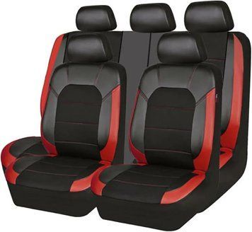 Універсальні чохли для автомобільних сидінь з екошкіри V3877 фото