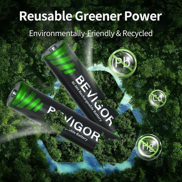Аккумуляторы Bevigor AAA 1100 мАч 8шт V2783 фото