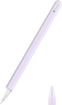 Силіконовий чохол для стилуса Apple Pencil 2 та Apple Pencil Pro Purple V4935 фото