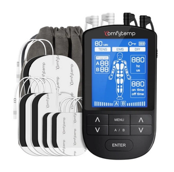 М'язовий електростимулятор Comfytemp K6106 TENS/EMS з 4 каналами, 24 режимами та 20 рівнями інтенсивності G6084 фото