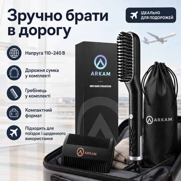 Випрямляч для бороди з підігрівом та  3 температурними режимами G5873 фото