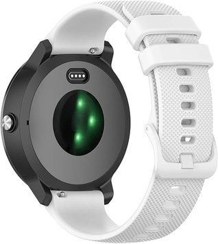 Силіконовий ремінець 20 мм для смарт-годинників Garmin, Galaxy Watch V4282 фото