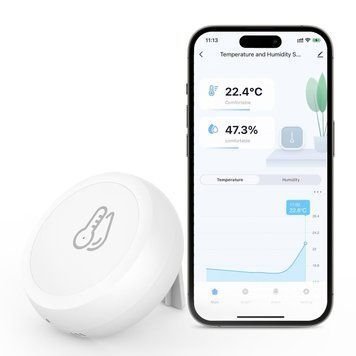 Датчик температури та вологості Maxcio ZigBee (комплект 3 шт) V1130 фото