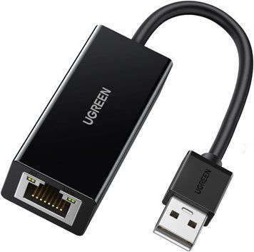 Адаптер Ethernet UGREEN USB 2.0 на RJ45 G3416 фото