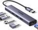Адаптер UGREEN USB-Ethernet / USB-концентратор 5 в 1 с Ethernet G3425 фото 1