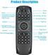 Пульт (аеромиша) Air Mouse G7 BTS BLE BOXPUT з клавіатурою G3185 фото 9