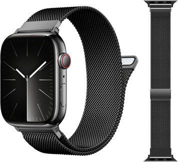 Ремінець для годинника сумісний з Apple Watch (чорний) V0814 фото