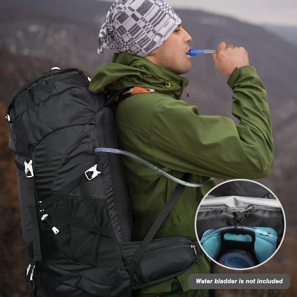 Трекінговий рюкзак HOMIEE 50L з дощовиком V5371 фото