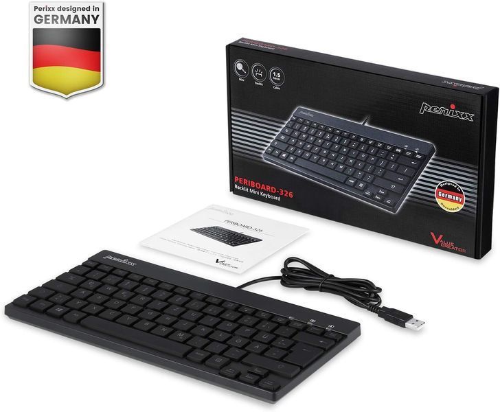Проводная USB-клавиатура Perixx V1114 фото