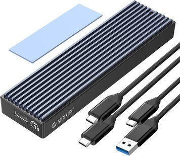 Внешний корпус для SSD M.2 NVMe, USB 3.1 Gen 2, 10 Гбит/с, модель M2PV-C3 V2458 фото