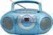 CD бумбокс Soundmaster SCD5100BL з FM-радіо (блакитний) m018-2 фото 2