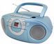CD бумбокс Soundmaster SCD5100BL з FM-радіо (блакитний) m018-2 фото 1